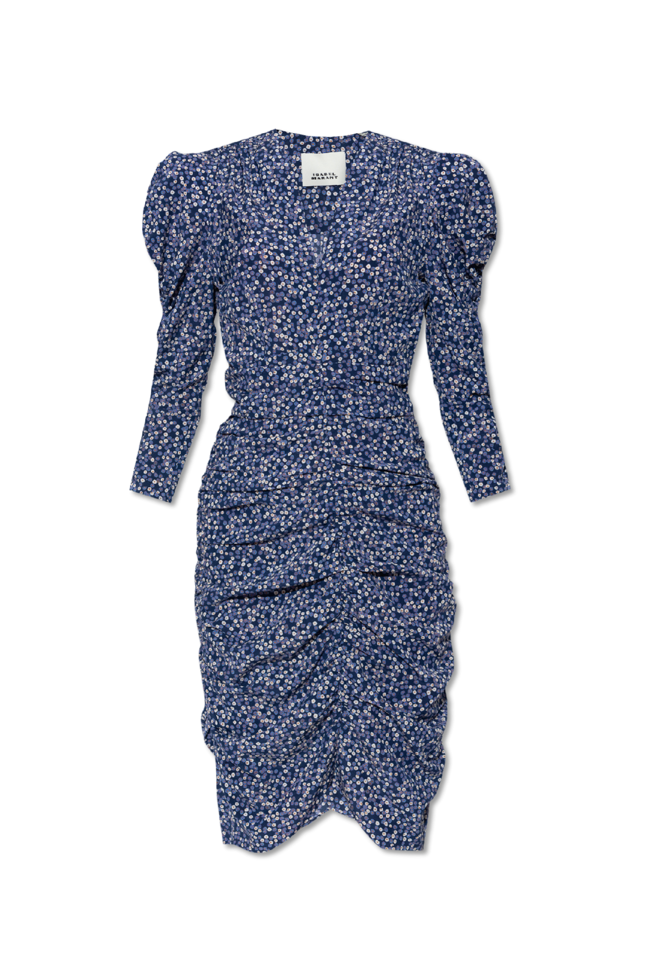 SchaferandweinerShops Germany - Navy blue 'Celina' silk